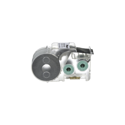 PANDUIT - Casete de 200 Etiquetas Autolaminadas de 24.5 x 38.1 mm, para Cables de 4.1 a 8.1 mm de Diámetro, Área de Impresión Color Rojo