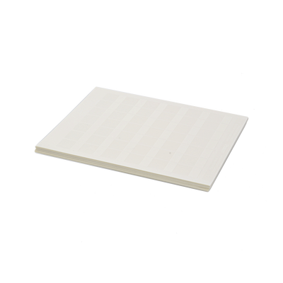 PANDUIT - Paquete de Hojas con 2500 Etiquetas de Identificación Auto-Laminadas para Impresora Láser/Inyección de Tinta, para Cables de 4.1 a 8.1 mm de Diámetro (10 - 6 AWG), Color Blanco