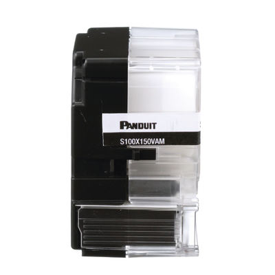 PANDUIT - Casete de 125 Etiquetas Autolaminadas para Cables 8-4 AWG 1 x 2.25 Pulgadas (25.4 x 57.15 mm)