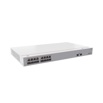 HUAWEI - Switch Gigabit No Administrable PoE / 16 puertos 10/100/1000 Mbps (PoE) / 2 Puertos SFP Uplink / 124W