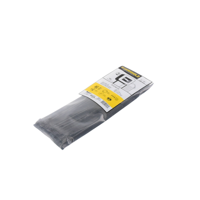 PANDUIT - Cincho de Nylon 6.6 StrongHold™, 300mm largo x 3.6mm ancho, Color Negro, Exterior Resistente a Rayos UV, Paquete de 100pz