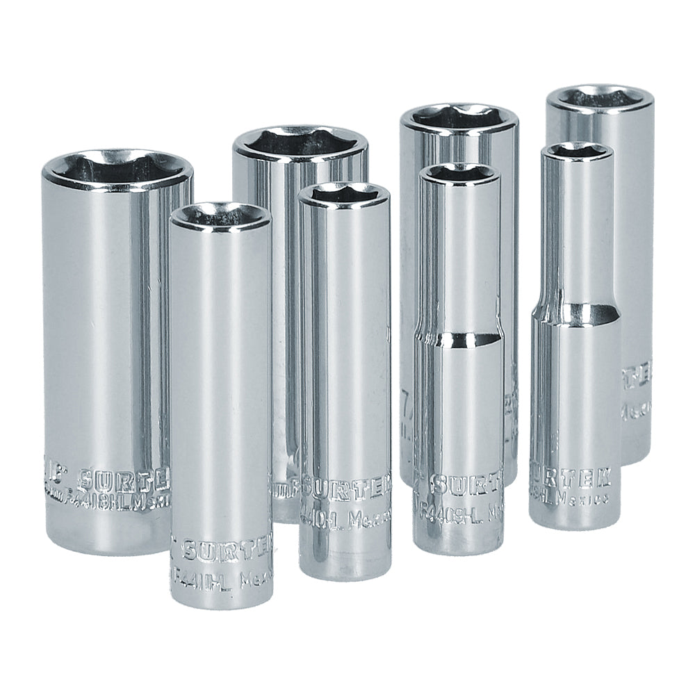 Surtek - Jgo dados lgo 1/4 in 6pt pg 8pz