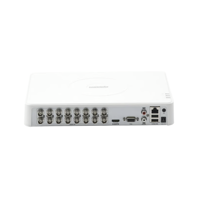EPCOM PROFESSIONAL - DVR 16 Canales TurboHD + 2 Canales IP / 2 Megapixel (1080p) Lite / Acusense Lite (Evita Falsas Alarmas) / Audio por Coaxitron / 1 Bahía de Disco Duro / H.265+ / Salida de Video Full HD