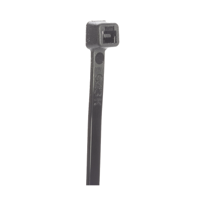 PANDUIT - Cincho de Nylon 6.6 StrongHold™, 533mm largo x 7.6mm ancho, Color Negro Exterior, Resistente a Rayos UV, Paquete de 100pz