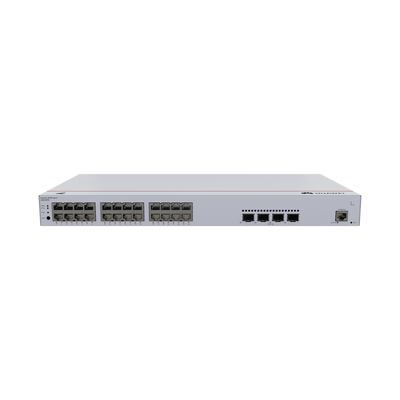 HUAWEI - Switch de Acceso eKit Administrable / Capa 2 / 24 Puertos PoE+ Gigabit + 4 Puertos SFP+/SFP + Puerto de Consola  / Poe Perpetuo / Presupuesto PoE 400 W / Sin Licenciamiento