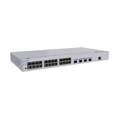 HUAWEI - Switch de Acceso Gigabit Administrable  Capa 2 / 24 puertos 10/100/1000 Mbps / 4 Puertos 10GE SFP+ Uplink / ERPS  / IMGP Snooping / DHCP Snooping / Administración Nube Gratis