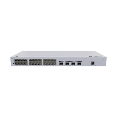 HUAWEI - Switch de Acceso Gigabit Administrable  Capa 2 / 24 puertos 10/100/1000 Mbps / 4 Puertos 10GE SFP+ Uplink / ERPS  / IMGP Snooping / DHCP Snooping / Administración Nube Gratis