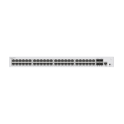 HUAWEI - Switch de Acceso Gigabit Administrable PoE Capa 2 / 48 puertos 10/100/1000 Mbps (PoE) / 4 Puertos 1GE SFP Uplink / ERPS / IMGP Snooping / DHCP Snooping / PoE Perpetuo / 380W / Administración Nube Gratis