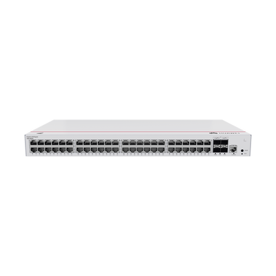 HUAWEI - Switch de Acceso Gigabit Administrable PoE Capa 2 / 48 puertos 10/100/1000 Mbps (PoE) / 4 Puertos 1GE SFP Uplink / ERPS / IMGP Snooping / DHCP Snooping / PoE Perpetuo / 380W / Administración Nube Gratis