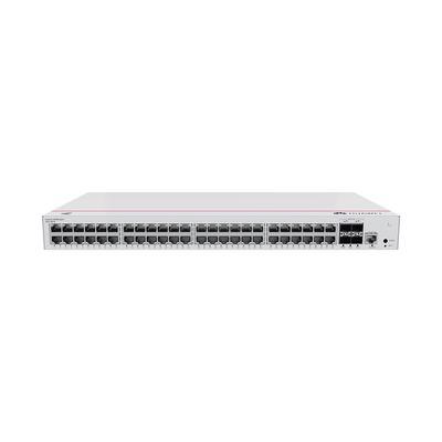 HUAWEI - Switch de Acceso Gigabit Administrable PoE Capa 2 / 48 puertos 10/100/1000 Mbps (PoE) / 4 Puertos 10GE SFP+ Uplink / ERPS / IMGP Snooping / DHCP Snooping / PoE Perpetuo / 380W / Administración Nube Gratis