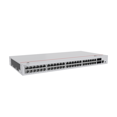 HUAWEI - Switch de Acceso Gigabit Administrable  Capa 2 / 48 puertos 10/100/1000 Mbps / 4 Puertos 10GE SFP+ Uplink / ERPS / IMGP Snooping / DHCP Snooping / Administración Nube Gratis