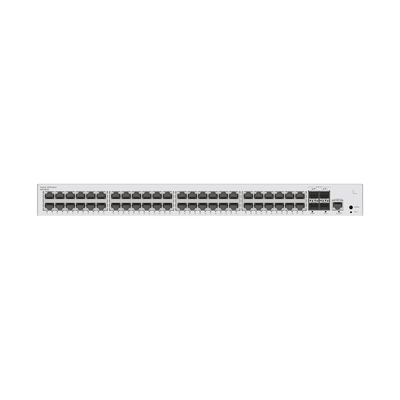 HUAWEI - Switch de Acceso Gigabit Administrable  Capa 2 / 48 puertos 10/100/1000 Mbps / 4 Puertos 10GE SFP+ Uplink / ERPS / IMGP Snooping / DHCP Snooping / Administración Nube Gratis