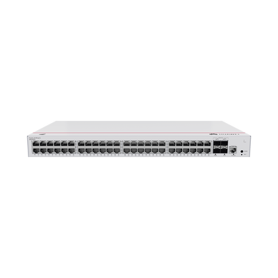 HUAWEI - Switch de Acceso Gigabit Administrable  Capa 2 / 48 puertos 10/100/1000 Mbps / 4 Puertos 10GE SFP+ Uplink / ERPS / IMGP Snooping / DHCP Snooping / Administración Nube Gratis