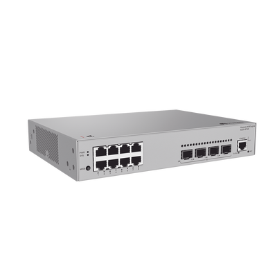 HUAWEI - Switch de Acceso eKit Administrable Capa 2 / 8 Puertos Gigabit / 4 Puertos SFP / 1 Puerto de Consola / Gestión Gratuita desde la Nube / Libre de Licenciamiento