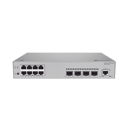 HUAWEI - Switch de Acceso eKit Administrable Capa 2 / 8 Puertos Gigabit / 4 Puertos SFP / 1 Puerto de Consola / Gestión Gratuita desde la Nube / Libre de Licenciamiento