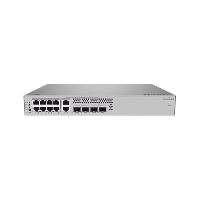 HUAWEI - Switch de Acceso eKit Administrable / Capa 2 / 6 Puertos PoE+ Gigabit + 2 Puertos PoE+ Multi-Gigabit (2.5 Gbps) + 2 Puertos Gigabit + 2 Puertos SFP + 2 Puertos SFP+ / PoE Perpetuo / Presupuesto PoE 128 W / Sin licenciamiento