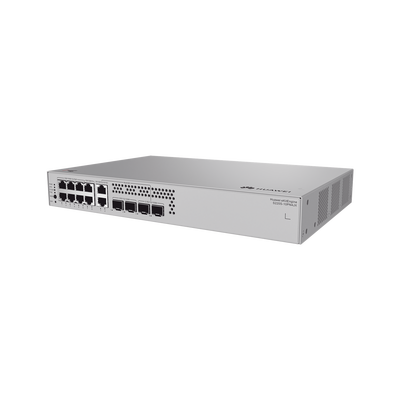 HUAWEI - Switch de Acceso eKit Administrable / Capa 2 / 6 Puertos PoE+ Gigabit + 2 Puertos PoE+ Multi-Gigabit (2.5 Gbps) + 2 Puertos Gigabit + 2 Puertos SFP + 2 Puertos SFP+ / PoE Perpetuo / Presupuesto PoE 128 W / Sin licenciamiento