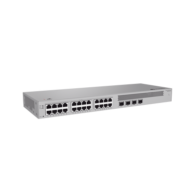 HUAWEI - Switch de Acceso Gigabit Administrable Capa 2 / 24 puertos 10/100/1000 Mbps / 4 Puertos 2.5GE SFP Uplink  / ERPS / IMGP Snooping / DHCP Snooping / Administración Nube Gratis