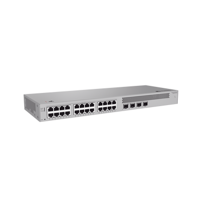 HUAWEI - Switch de Acceso Gigabit Administrable Capa 2 / 24 puertos 10/100/1000 Mbps / 2 Puertos 2.5GE SFP + 2 Puertos 10GE SFP+ Uplink  / ERPS / IMGP Snooping / DHCP Snooping / Administración Nube Gratis