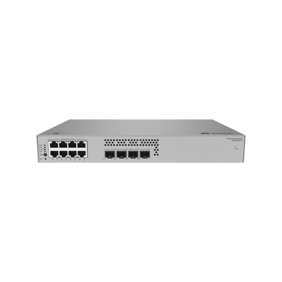 HUAWEI - Switch de Acceso Gigabit Administrable PoE Capa 2 / 8 puertos 10/100/1000 Mbps (PoE) / 4 Puertos 2.5GE SFP Uplink  / ERPS / IMGP Snooping / DHCP Snooping / PoE Perpetuo / 128 W / Administración Nube Gratis