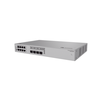 HUAWEI - Switch de Acceso Gigabit Administrable PoE Capa 2 / 8 puertos 10/100/1000 Mbps (PoE) / 4 Puertos 2.5GE SFP Uplink  / ERPS / IMGP Snooping / DHCP Snooping / PoE Perpetuo / 128 W / Administración Nube Gratis