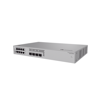 HUAWEI - Switch de Acceso eKit Administrable / Capa 2 / 8 Puertos PoE+ Gigabit + 2 SFP + 2 SFP+ / PoE Perpetuo / Presupuesto PoE 128 W / Sin licenciamiento