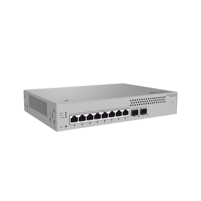 HUAWEI - Switch de Acceso Gigabit Administrable Capa 2 / 8 puertos 10/100/1000 Mbps / 2 Puertos 10GE SFP Uplink  / ERPS / IMGP Snooping / DHCP Snooping / Administración Nube Gratis