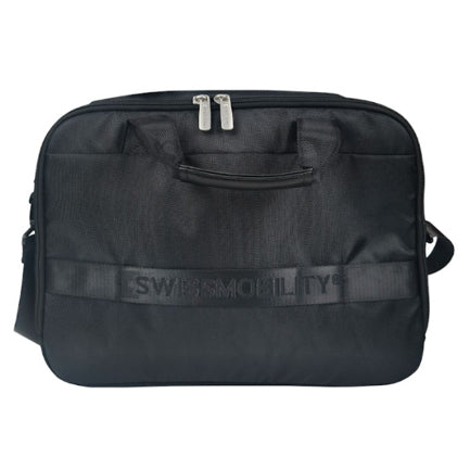 SWISSMOBILITY - Maletín Swissmobility 17 3 cierres lapicera incluida color negro