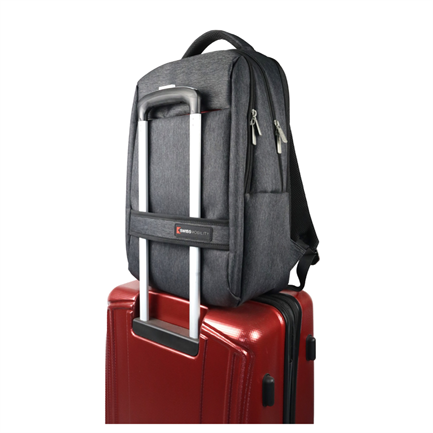 SWISSMOBILITY - Mochila Swissmobility Backpack para Laptop de hasta 17" XL-117 Gris