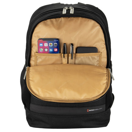 SWISSMOBILITY - Mochila Swissmobility Allen Porta Laptop 15.6" Negro