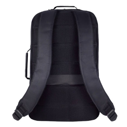 SWISSMOBILITY - Mochila Swissmobility WATSON 17 2 cierres principales rígida doble asa color negro