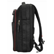SWISSMOBILITY - Mochila Swissmobility JACK 17 2 cierres principales expansión porta calzado y bebidas incluidos doble asa Color negro