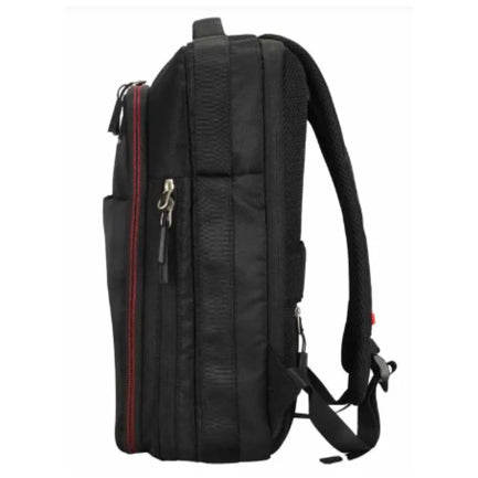 SWISSMOBILITY - Mochila Swissmobility JACK 17 2 cierres principales expansión porta calzado y bebidas incluidos doble asa Color negro