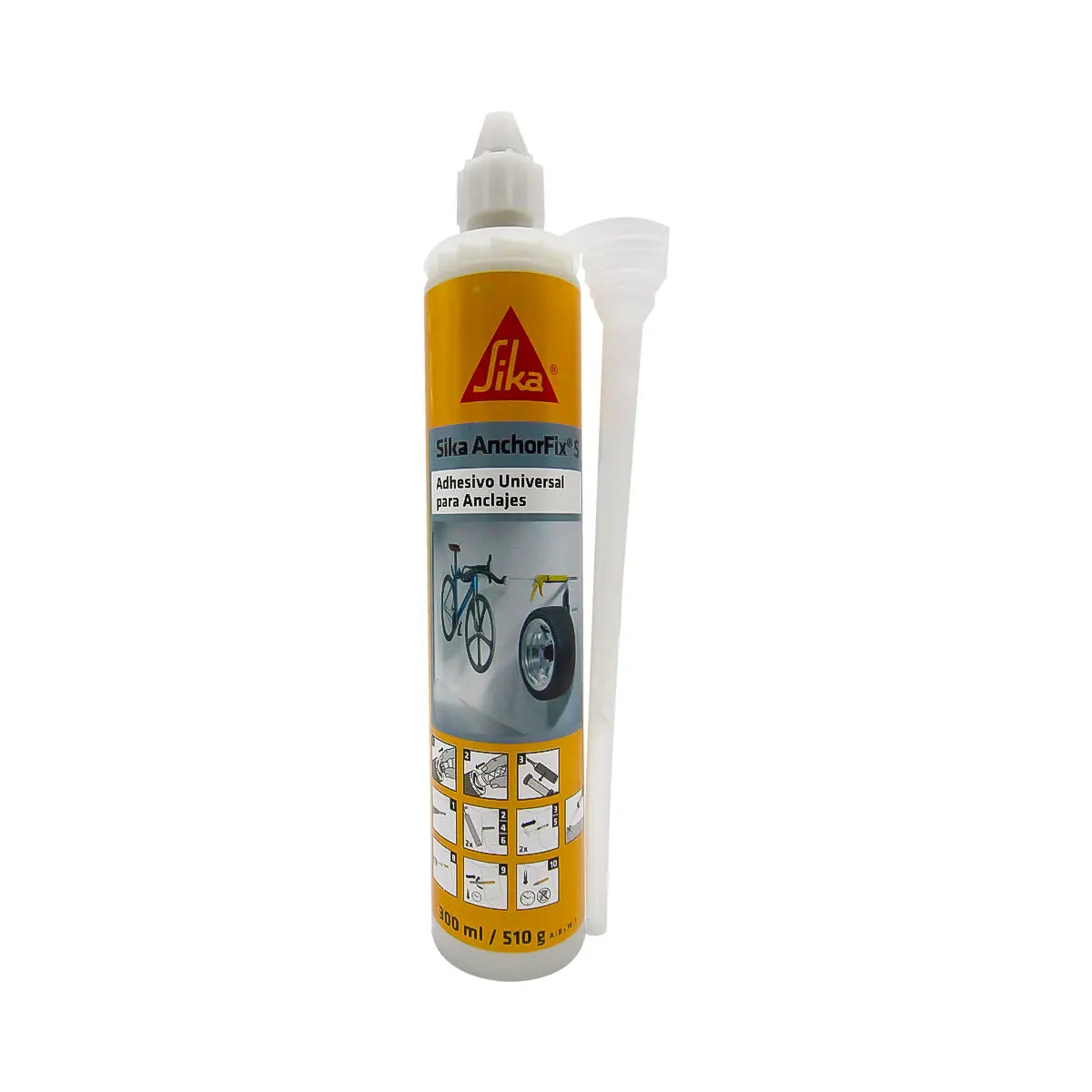 Adhesivo Epoxico En Cartucho 300 Ml P/Anclajes Fuertes Y Resistentes (Sika Anchorfix-S)