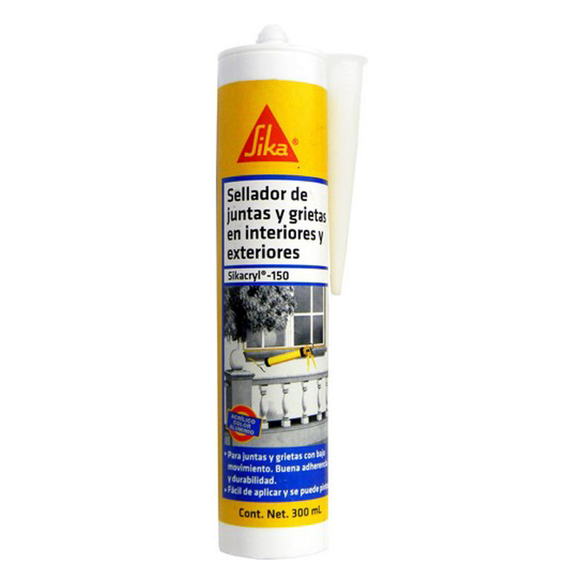 Sellador Acrilico Aluminio 280 Ml (Sikacryl 150)