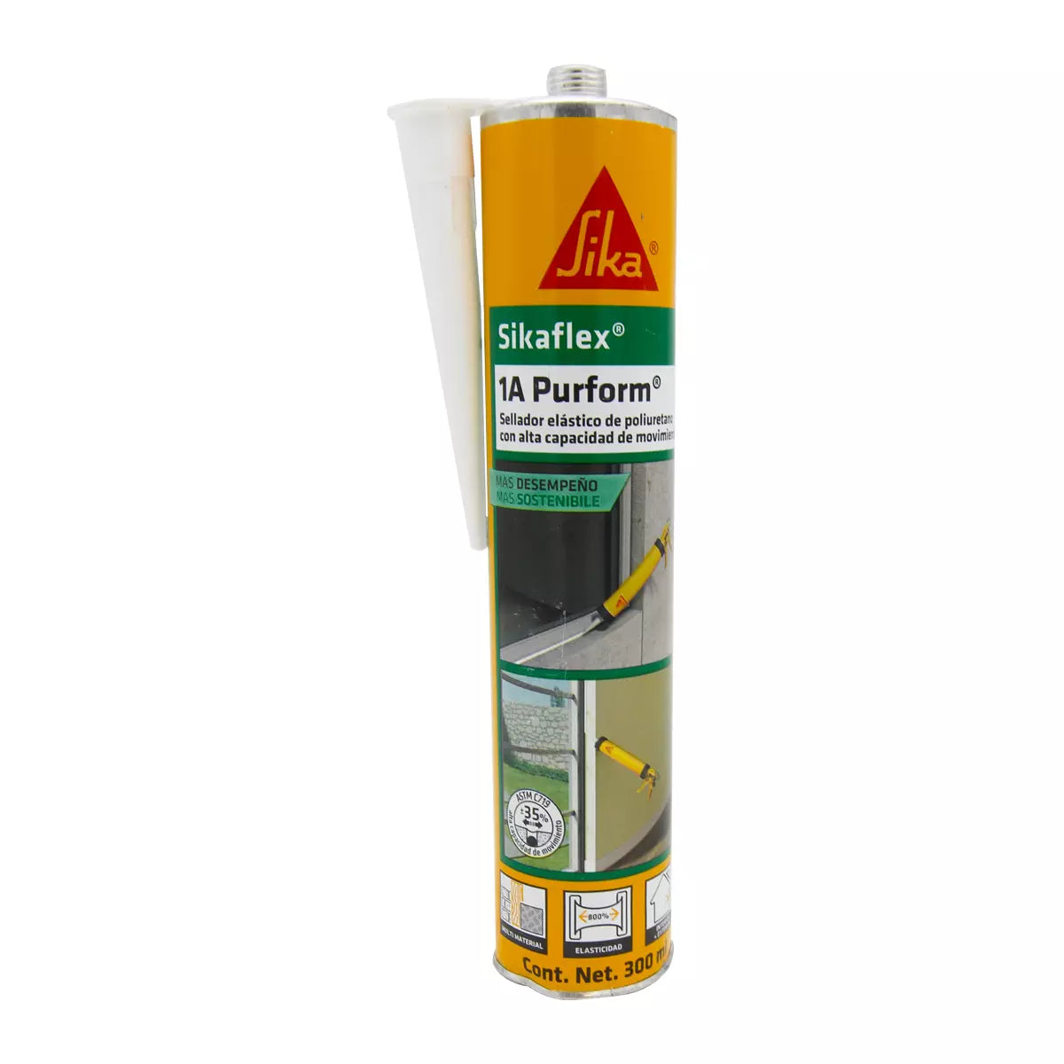 Sellador De Poliuretano Blanco 300 Ml (Sikaflex 1A Purform)