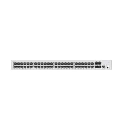 HUAWEI - Switch de Distribución/Core Gigabit Administrable  Capa 3 / 48 puertos 10/100/1000 Mbps  / 4 Puertos 10GE SFP+ Uplink / ERPS / Rutas Estáticas / iStack / Administración Nube Gratis