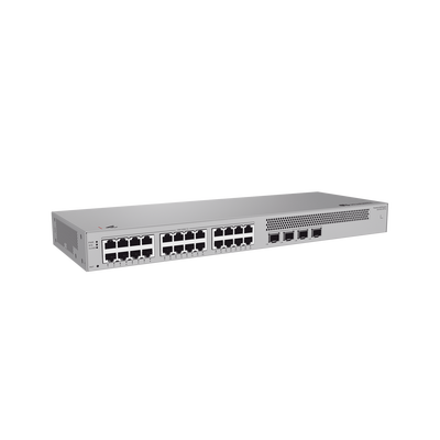 HUAWEI - Switch de Acceso Gigabit Administrable Capa 2+ / 24 puertos 10/100/1000 Mbps / 4 Puertos 2.5GE SFP Uplink  / ERPS / Rutas Estáticas / Administración Nube Gratis