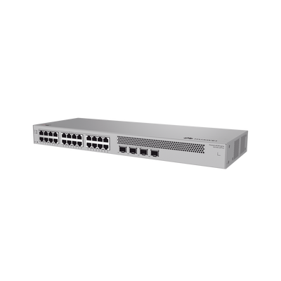 HUAWEI - Switch de Acceso Gigabit Administrable Capa 2+ / 24 puertos 10/100/1000 Mbps / 4 Puertos 2.5GE SFP Uplink  / ERPS / Rutas Estáticas / Administración Nube Gratis