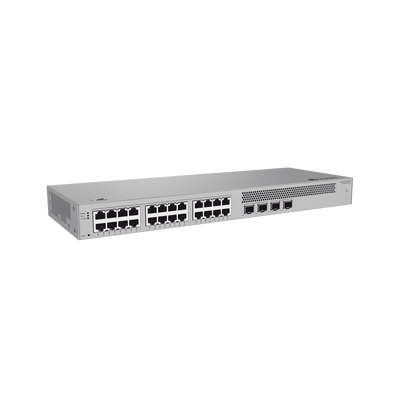 HUAWEI - Switch de Acceso Gigabit Administrable Capa 2+ / 24 puertos 10/100/1000 Mbps / 2 Puertos 2.5GE SFP + 2 Puertos 10GE SFP+ Uplink  / ERPS / Rutas Estáticas / Administración Nube Gratis