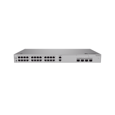 HUAWEI - Switch Gigabit Administrable PoE Capa 3 / 24 Puertos 10/100/1000 Mbps (22 PoE) / 2 Puertos 2.5GE (PoE) combo 2 Puertos SFP 2.5GE /2 Puertos SFP+ 10GE / 400W / PoE Perpetuo / iStack / Administración Nube Gratis