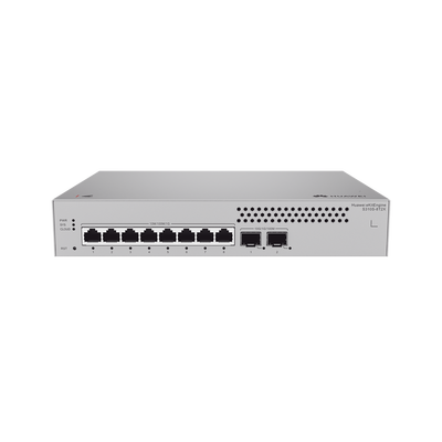 HUAWEI - Switch de Acceso Gigabit Administrable Capa 2+ / 8 puertos 10/100/1000 Mbps / 2 Puertos 10GE SFP Uplink  / ERPS / Rutas Estáticas / Administración Nube Gratis