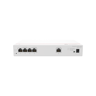 HUAWEI - Router Multi-Servicio / 1 puerto 10/100/1000 Mbps(WAN) / 4 puertos 10/100/1000 Mbps(LAN) PoE+ (802.3af/at) / 50W / Rendimiento 1 Gbps / Controla hasta 32 APs / Hasta 150 Clientes / Administración Nube Gratis