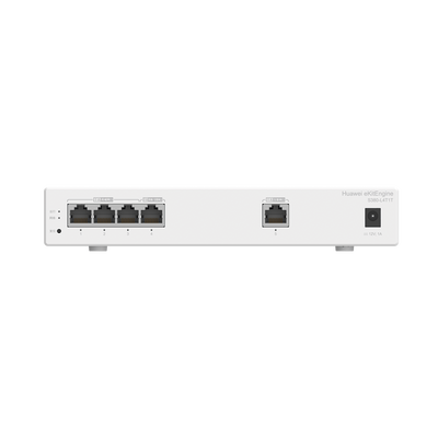 HUAWEI - Router eKit / 1 Puerto WAN Gigabit / 1 Puerto LAN/WAN Gigabit / 3 Puertos  LAN Gigabit / Rendimiento de 1 Gbps / Controlador (32 APs) / Hasta 150 clientes / Libre de licenciamiento