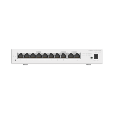 HUAWEI - Router eKit / 2 Puertos WAN Gigabit / 1 Puerto LAN/WAN Gigabit  / 7 Puertos PoE LAN Gigabit / Presupuesto PoE 124 W / Rendimiento de 2 Gbps / Controlador (64 APs) / Hasta 250 clientes / Libre de licenciamiento
