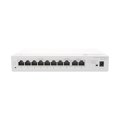 HUAWEI - Router eKit / 2 Puertos WAN Gigabit / 1 Puerto LAN/WAN Gigabit  / 7 Puertos PoE LAN Gigabit / Presupuesto PoE 124 W / Rendimiento de 2 Gbps / Controlador (64 APs) / Hasta 250 clientes / Libre de licenciamiento