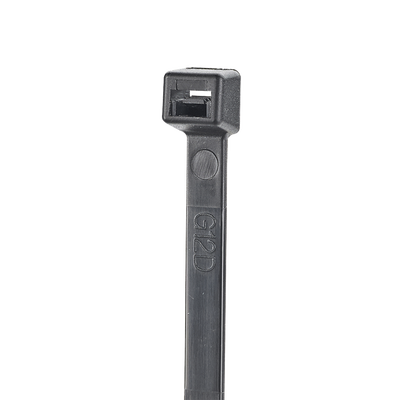 PANDUIT - Cincho de Nylon 6.6 StrongHold™, 160mm largo x 2.5mm ancho, Color Negro, Exterior Resistente a Rayos UV, Paquete de 100pz