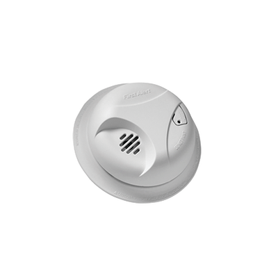 FIRST ALERT - Detector de Humo Autónomo, No Requiere Panel, Con Botón para Silenciar, Sensor por Ionización