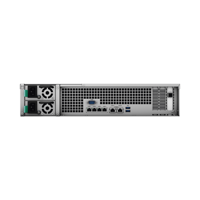 SYNOLOGY - Servidor NAS para rack de 12 bahías / Expandible hasta 180 bahías / Hasta 1,536 TB