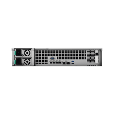 SYNOLOGY - Servidor NAS para rack de 12 bahías / Expandible hasta 180 bahías / Hasta 1,536 TB